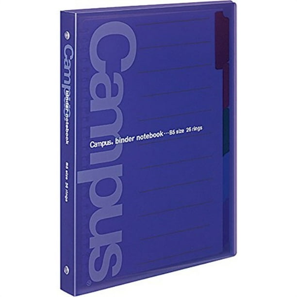 kokuyo binder notebook campus b5 26 holes up to 100sheet purple le