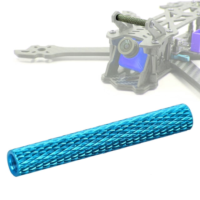 Column Spacer M3 Standoff 10 Pcs Standoff M3x35mm Anodized Aluminum Alloy Internal Thread Column SpacerShallow Blue