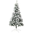 thumbnail image 1 of Perfect Holiday Sapin de Noël, 6 Pieds, Floqué Neige, 1 of 3