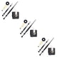 thumbnail image 4 of Toystoory Kit de movimiento de reloj de pared de alto de 11 piezas, puntero de Metal estable profesional, herramientas de reparación de reloj Type1 NO1, 4 of 6