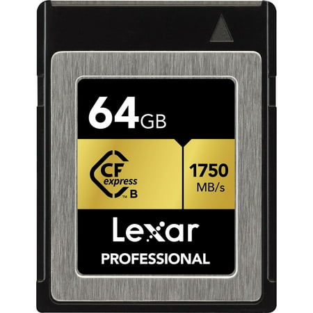 UPC: 0843367119943 | Lexar LCFX10-64GCRBNA Professional Cfexpress Card Type B 64gb