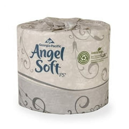 ( incomplete 73 pcs ) Angel Soft Professional Series® Premium 2-Ply Embossed Toilet Paper by Georgia-Pacific GP PRO  16680  450 Sheets Per Roll  80 Rolls Per Case