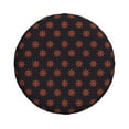 thumbnail image 4 of Spare Tire Cover, Marine Pattern Wheel Cover Tire Covers For Trailers Car Truck Camper Universal Tire Covering Fits Diameter14"-17", 4 of 4