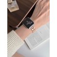 thumbnail image 2 of Curved metal Apple watch strap, 38mm 40mm 41mm 42mm 44mm 45mm Unisex Bands,Apple Watch Strap for Series SE 1-9, 2 of 5