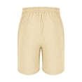 thumbnail image 4 of Mgmyaa Men's Casual Shorts Drawstring Elastic Waist Beach Short Pants with Pockets, 4 of 5
