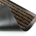 thumbnail image 6 of Ultralux Indoor Scraper Entrance Mat | 31" x 47" | Anti-Slip Vinyl Backed Indoor Doormat | Low Profile Dirt Trapper Entry Rug | Brown, 6 of 8