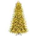 thumbnail image 1 of Costway 8 FT Artificial Christmas Tree with 470 Warm White LED Lights, 1470 Branch Tips, 1 of 9