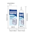 thumbnail image 3 of Fridge Drawer Adhesive Glue, Clear Glue for Refrigerator Drawer Repairs, Fix Broken Plastic and Cracked Parts for Home and Kitchen Use, 3 of 9