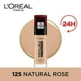 thumbnail image 5 of L'Oreal Paris Infallible 24H Fresh Wear Foundation, 125 Natural Rose, 30 ml, 5 of 6
