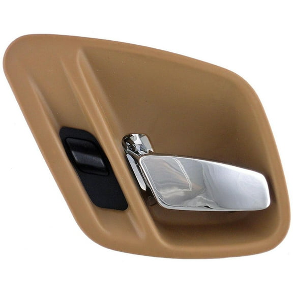 Dorman 81660 Interior Door Handle for Specific Jeep Models, Chrome Lever; Brown Housing