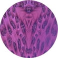 thumbnail image 1 of Ahgly Company Indoor Square Patterned Medium Violet Red Pink Area Rugs, 3' Square, 1 of 1