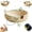 Beige-L, variant on Indoor Cat Bed,Woven Cat Basket,Scratch-Resistant Cat Bed with Toy Ball for Living Room Bedroom Balcony Home Use