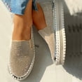thumbnail image 6 of Kiplyki Women's Single Shoes Rhinestones Thick-Soled Flat Shoes Casual Students Shoes, 6 of 6