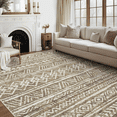thumbnail image 2 of HOMERRY 8' x 10' Area Rug for Living Room Distressed Boho Indoor Carpet for Home Decor, Brown, 2 of 5