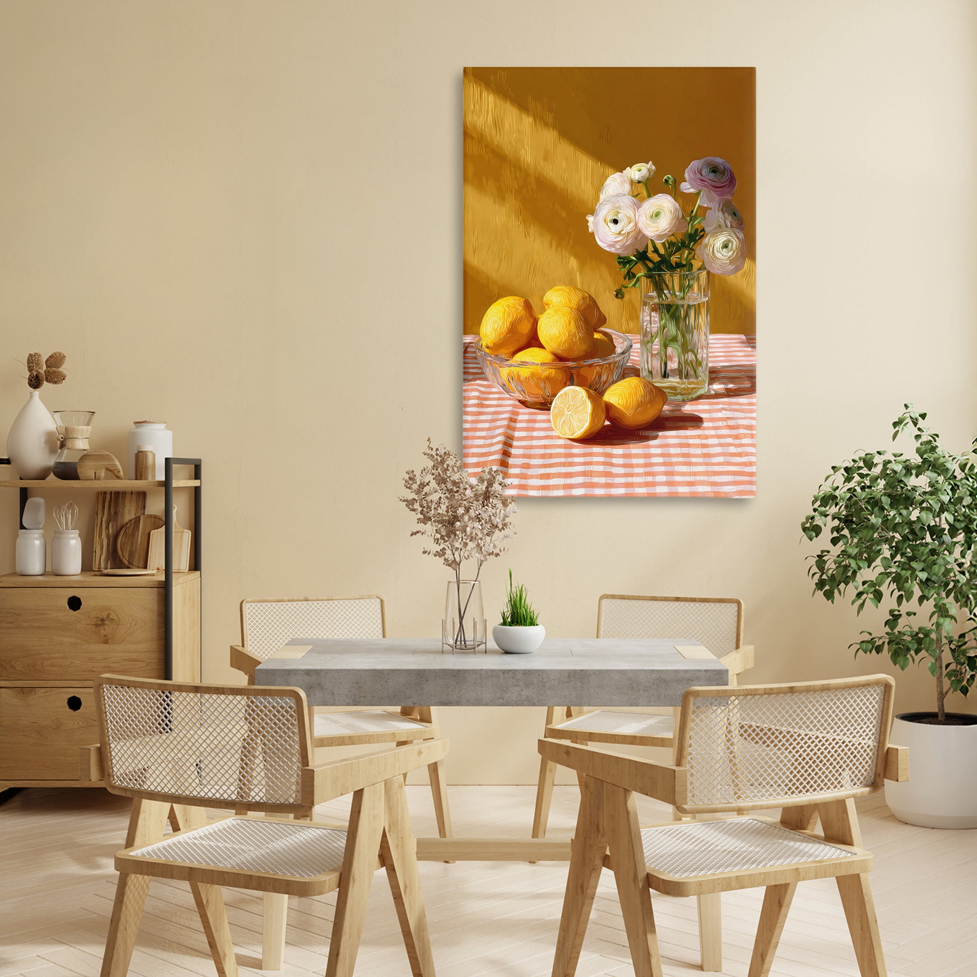 Stupell Industries Lemony Breakfast Arrangement Canvas Wall Art, design by Petal Prints Design