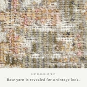 Chris Loves Julia x Loloi Rosemarie Sage/Blush 3'-2 x 3'-2 Round Area Rug