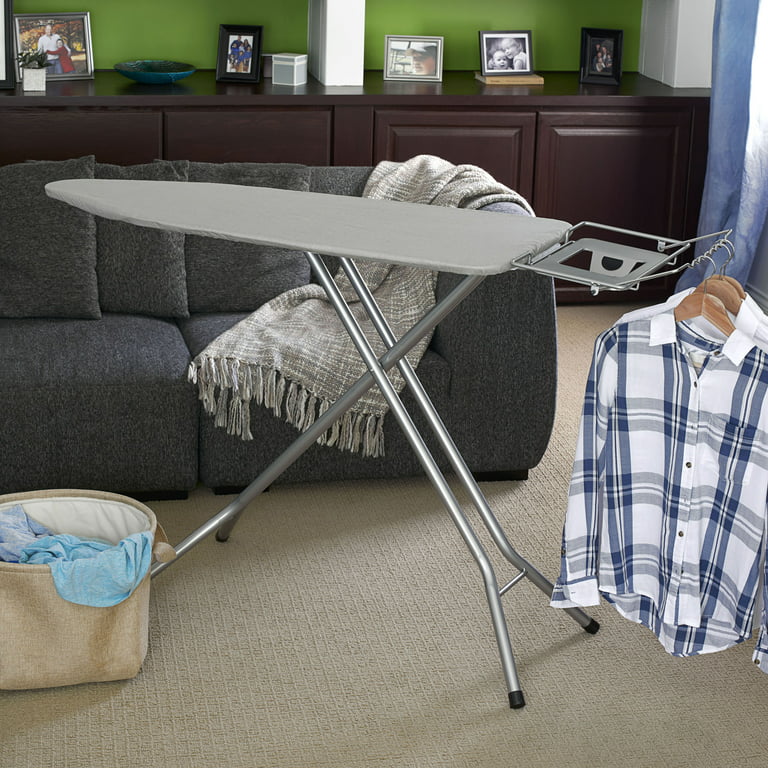 Essentials Steel Top Wide Ironing Board with Iron Rest