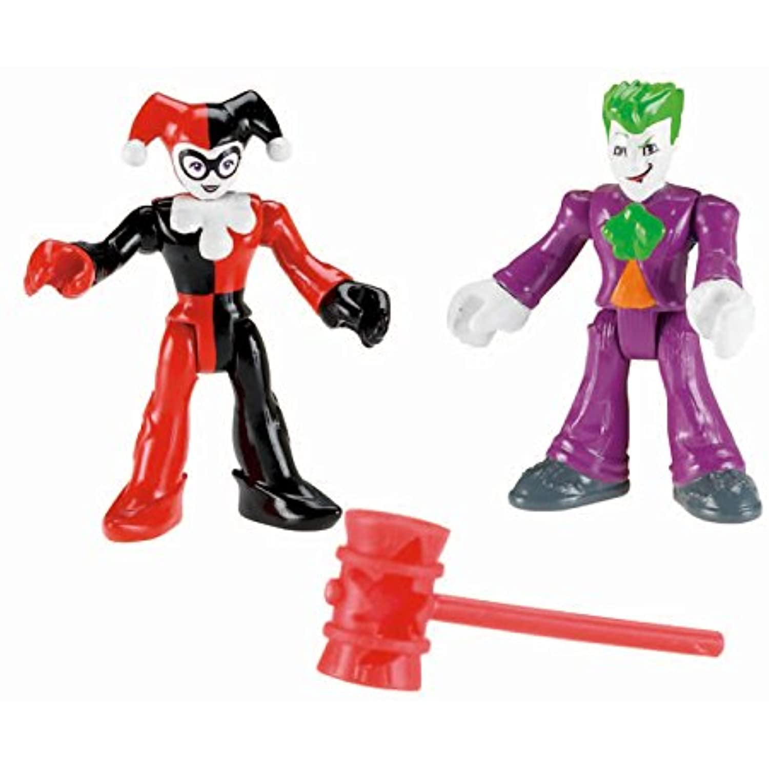 Fisher-Price Imaginext DC Super Friends Batman Super Man Joker Robin Riddler Lot 