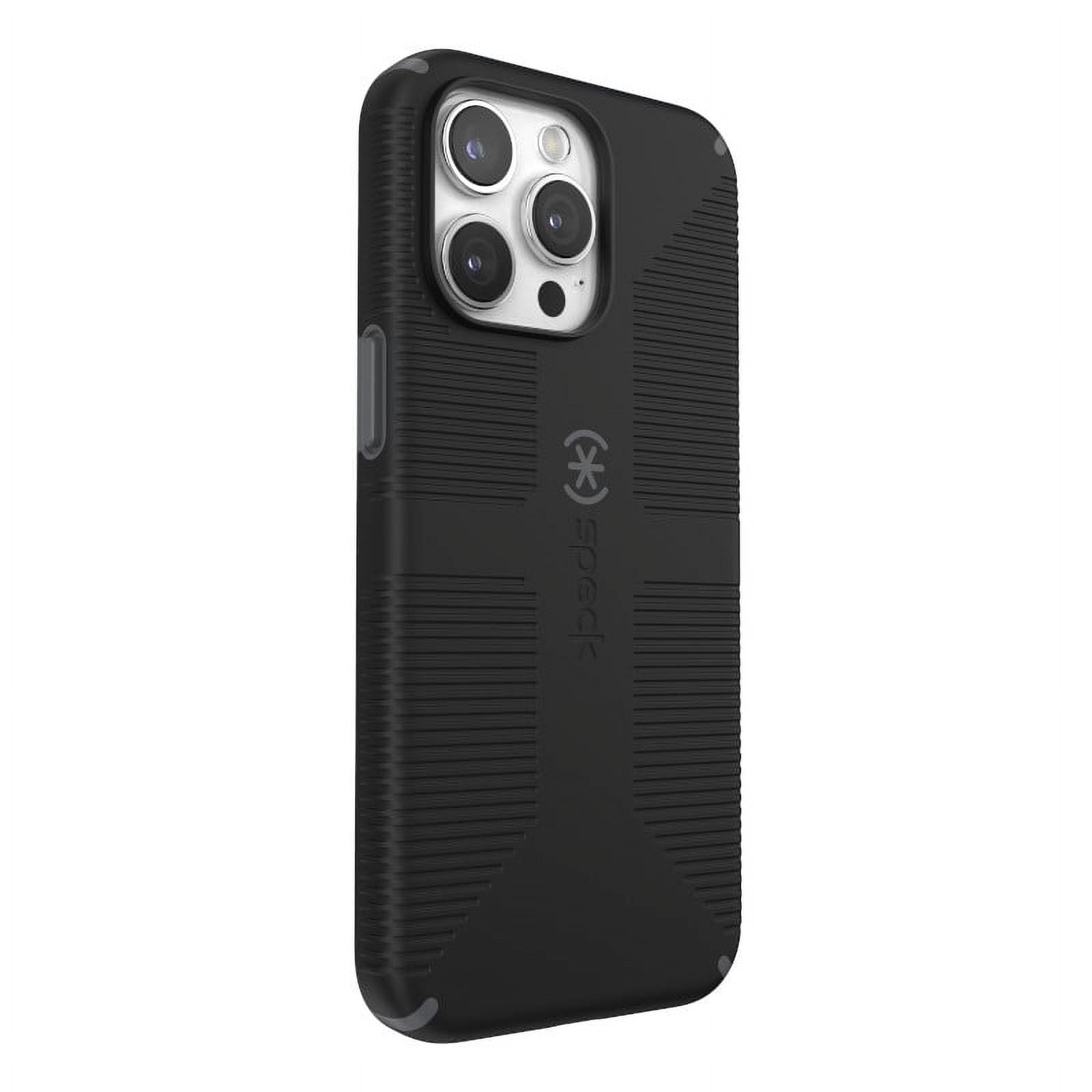Speck iPhone 15 Pro Max Candy Shell Grip Cell Phone Case, Black