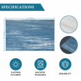 thumbnail image 6 of Vintage Blue Placemats Set of 4, Modern Abstract Art Ombre Placemats for Dining Table, Place Mats for Kitchen Tabletop, Waterproof Wipeable Dining Table Mats Set, 6 of 9
