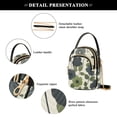 thumbnail image 4 of FORMRS Crossbody Bag for Women Quilted Travel Shoulder Cell Phone Purse with Chain Strap Handbag, Navy Flower, 4 of 7