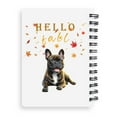 thumbnail image 2 of Hello Fall French Bulldog Enjoys Warm Campfire Autumn Night Bright Moon Spiral Bound Journal Dog Lover Gifts 5x7in Spiral Notebook - 01008, 2 of 5
