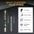 thumbnail image 5 of Black Rollerball Point Pen with Real 24K Gold Finish, Luxury Pen Set for Writing, Cute Panda Pen Gift for Men Women, Executive Pens Note Taking, Fancy Pen Office Christmas Birthday, 5 of 8