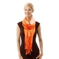 thumbnail image 1 of Beautiful Solid Colors Luxurious Pashmina Scarf Perfect Party Favor, 1 of 2