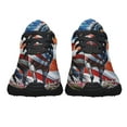 thumbnail image 5 of Horse Patriotic American flag Shoes Sneakers Black Size 11.5, 5 of 7