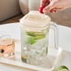 thumbnail image 5 of Jarra de agua fría de gran capacidad, resistente al calor, apta para refrigerador. Ideal para té y jugos., 5 of 6