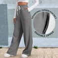 thumbnail image 2 of Women Sweatpants Wide Leg Pants Joggers Pants for Women Casual Pants Cozy Sweatpants Women Winter Clothing, 2 of 9