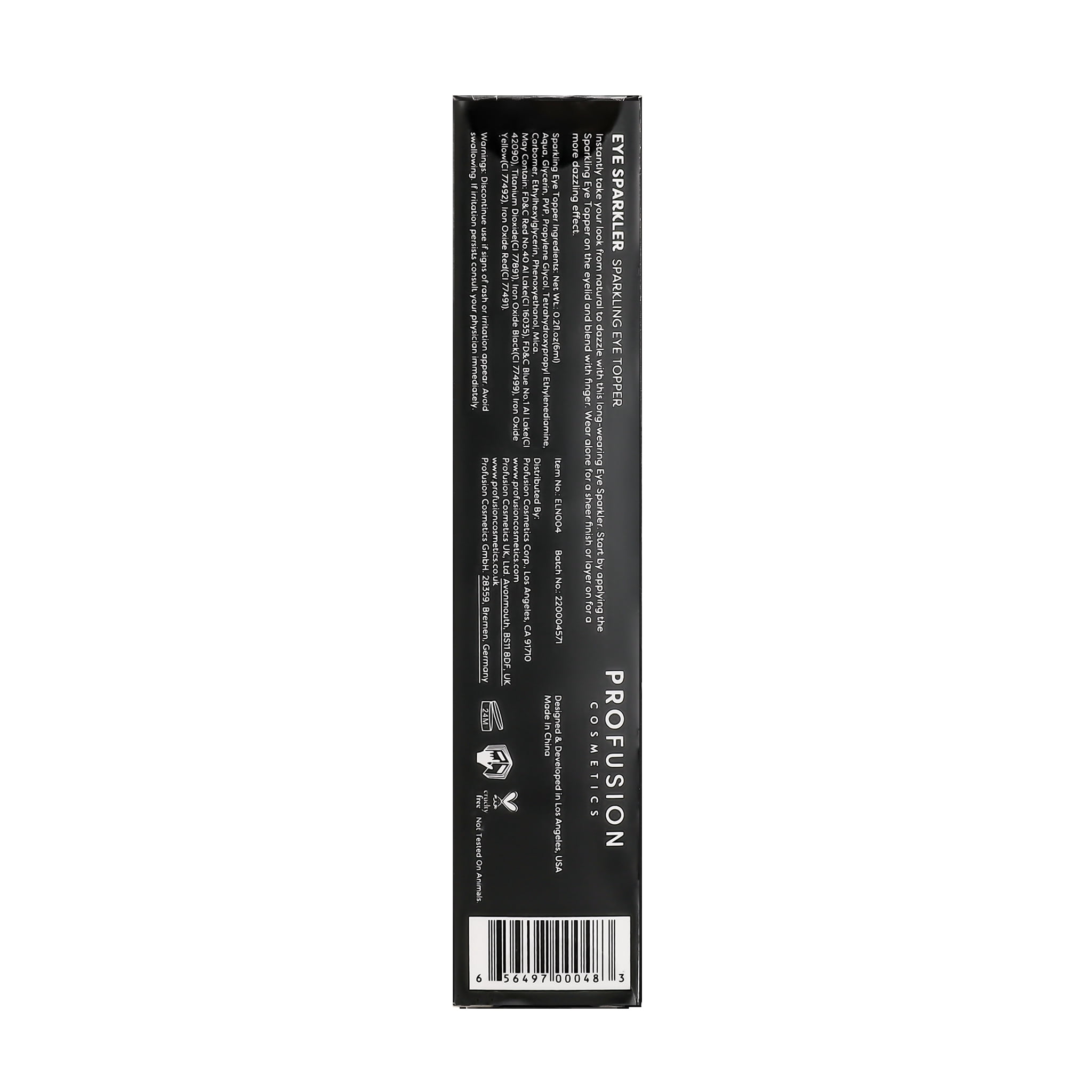 PROFUSION COSMETICS SPARKLING EYE TOPPER GLISTEN .2 OZ