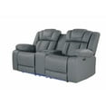 thumbnail image 6 of Global Furniture USA U7068 Gray Fabric 10 Power Reclining Set, 6 of 9