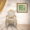 thumbnail image 3 of Pinto, Patricia 18x15 Gold Ornate Wood Framed with Double Matting Museum Art Print Titled - Tropical Ikat I, 3 of 4