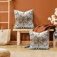 thumbnail image 2 of Boho Pillow Covers 18x18 Set of 2,Bohemian Throw Pillow Covers Outdoor Decorative Linen Pillow Covers for Couch Bed Sofa Cushion Boho Pillowcases, 2 of 6