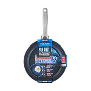 Blue Diamond Toxin Free Ceramic Nonstick Safe Open Frypan/Skillet, 10