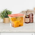thumbnail image 3 of Soimiss Orange Plastic Beverage Dispenser with Spigot for Cold Drinks and Ice Tea, 3 of 7