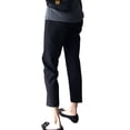 thumbnail image 4 of Pantalones de traje Mujer Primavera Estudiante Pantalón largo informal suelto recto, Negro, 3XL tholdsy AP001316-12B, 4 of 7