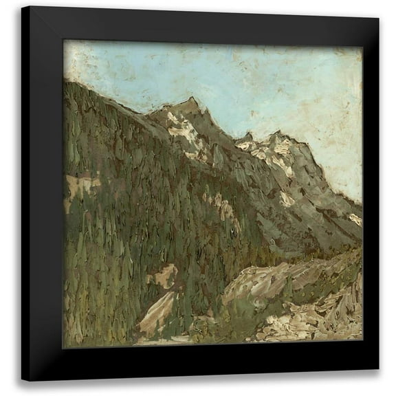 Meagher, Megan 12x12 Black Modern Framed Museum Art Print Titled - Western View VII