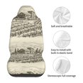 thumbnail image 4 of Sigee Vineyard Landscape for Universal Car Seat Covers, Premium Car Seat Protector Set for Cars, SUVs, Trucks, 4 of 5