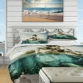 thumbnail image 4 of Designart 'Woman of the Sea' Modern & Contemporary Duvet Cover Set, 4 of 4