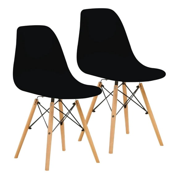 Set/Kit 2 Sillas Eames Estructura Minimalista Reforzada