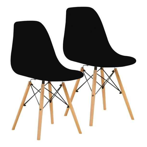 Set/Kit 2 Sillas Eames Estructura Minimalista Reforzada
