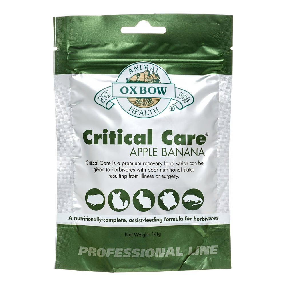 Oxbow Critical Care Small Animal Food, Apple Banana, 4.9 Oz Walmart