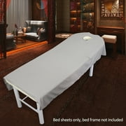 Cosmetic salon sheets SPA massage treatment bed table cover sheets with hole