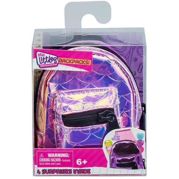 Moose Toys Shopkins Mini Backpack with 1 Piece and 4 Surprises, Multicolor