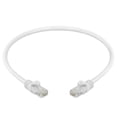 thumbnail image 2 of Cmple – 5 Pack Cat6 Ethernet Cable 1.5 ft, High Speed Cat6 Internet Network Cord, Ethernet Patch Cables, Computer LAN Wire with Snagless RJ45 Connectors - White, 2 of 9