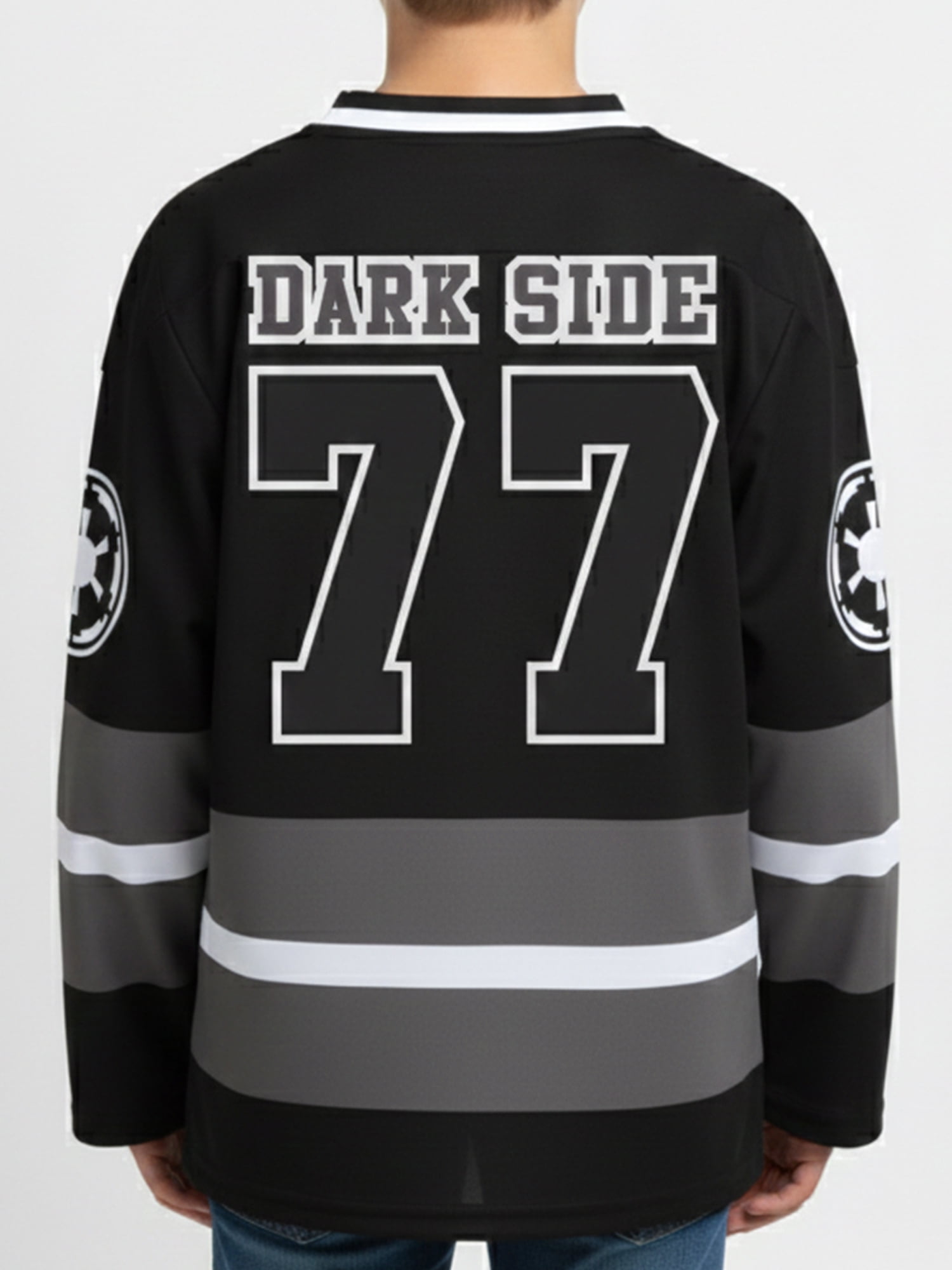 Star Wars Boys and Big Boys Darth Vader Graphic Hockey Jersey, Sizes 4-18