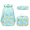 Daisy B/Green, variant on Forestfish Pink Daisy Backpack Set for School with Lunch Bags Water Resistant Lightweight Large Backpacks for Teen