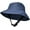 Navy Blue, variant on Sun Hat, Surf Hat, Polyester and Nylon Waterproof Bucket Hats with Chin Straps are Designed for Both Men and Women Who Enjoy Water Sports, Fits Head Circumference 21.6-23.5 Inch, Navy Blue